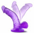 Blush Novelties Фиолетовый фаллоимитатор на присоске NATURALLY YOURS 4INCH MINI - 12 см. (BL-13601)